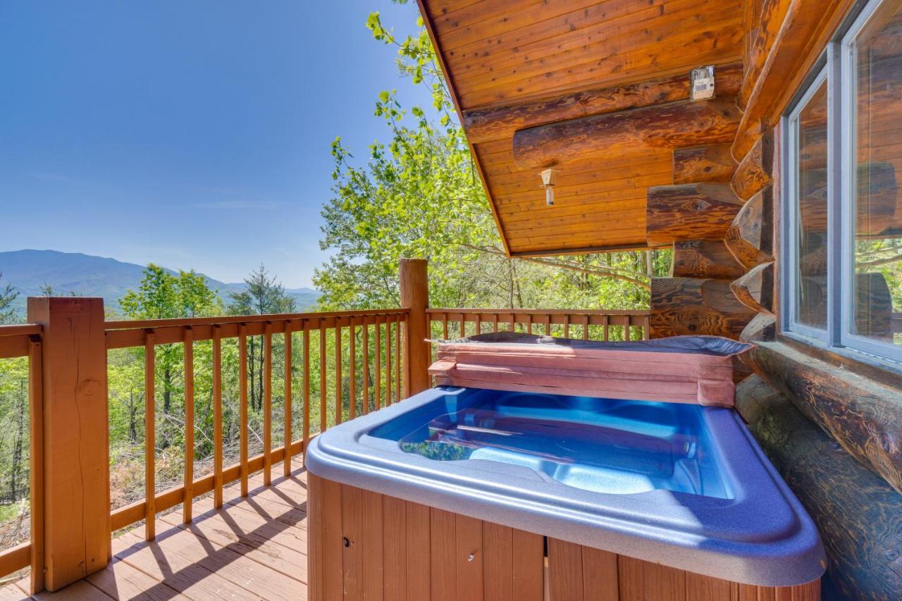 Smoky Mountain Vacation Rental Cabin With Hot Tub! Gatlinburg Kültér fotó