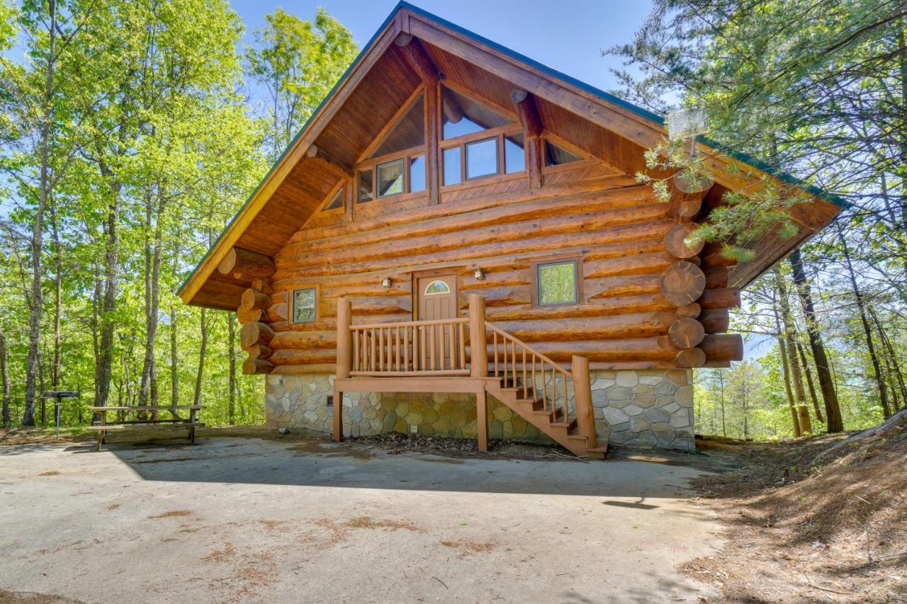 Smoky Mountain Vacation Rental Cabin With Hot Tub! Gatlinburg Kültér fotó